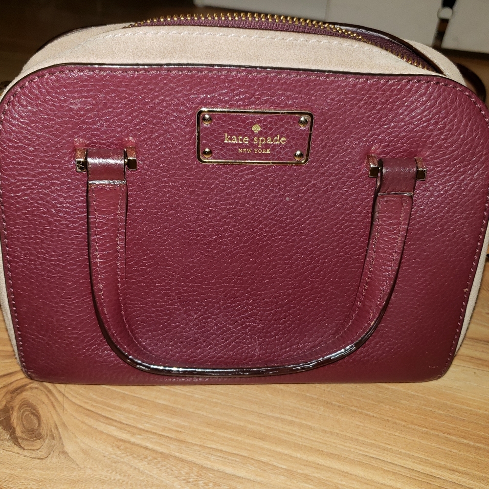 Burgundy Kate Spade Crossbody